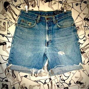 Distressed Vintage Cutoff Shorts